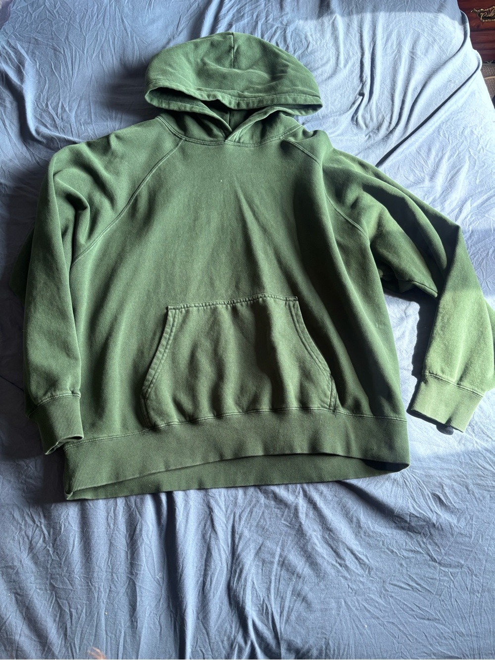 Harlow Olive Green Hooded Sweatshirt